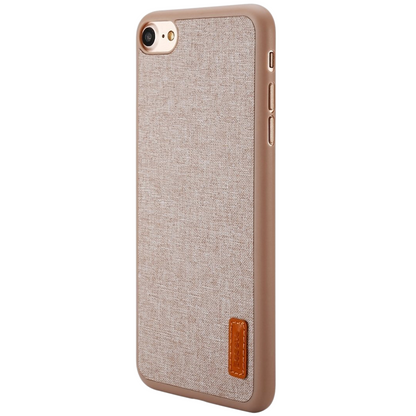 Baseus Fashion Case for iPhone 6 6S 7 8 SE Fabric Jean Shockproof Cover Beige