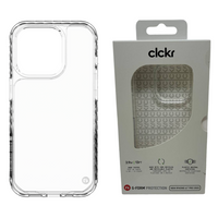 CLCKR Diamond Case G-Form for iPhone 14 15 Pro 6.1" Drop Shockproof Clear Cover