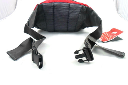 Sport Fanny Pack Waist Bag Fanny Gray Red Spacious Hip Belt Unisex Travel Pouch
