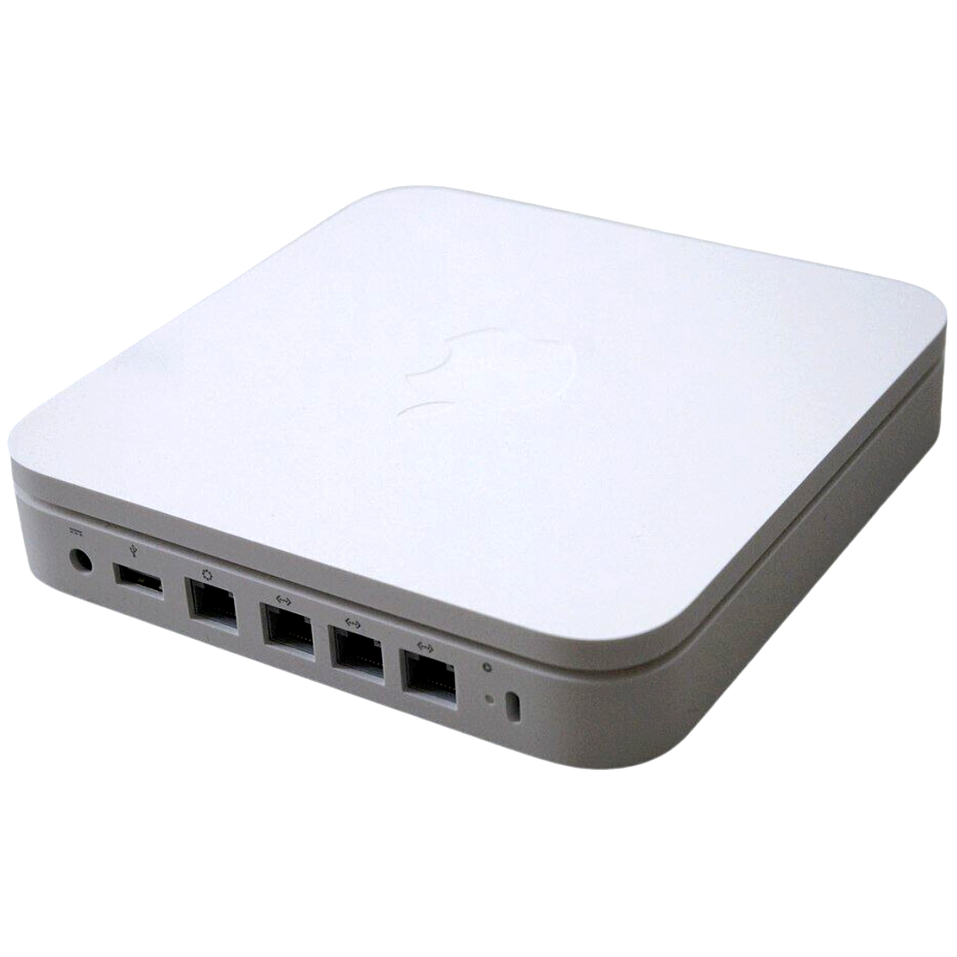 Apple A1408 AirPort Extreme Dual Band Router 802.11n Wireless WiFi 5th Gen White