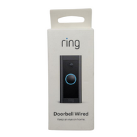 Ring Video Doorbell Wired 1080p HD Camera Night Vision Motion Detection Black