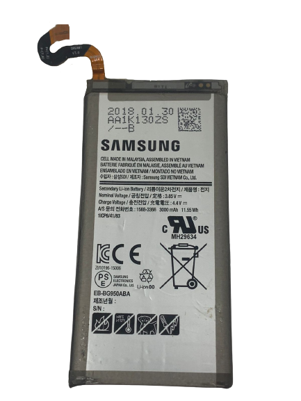 Battery EB-BG950ABA Fits Samsung Galaxy S8 G950U Replacement Original 3000mAh