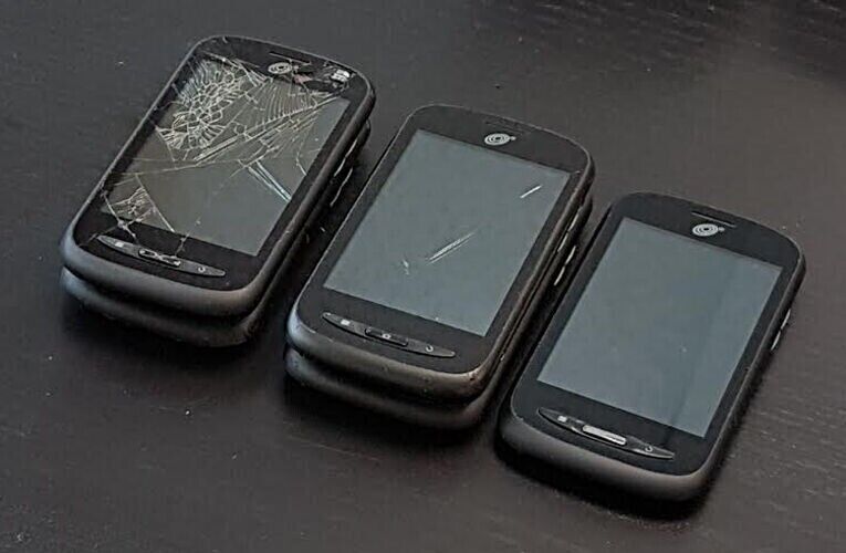 5 Lot ZTE Merit Z990g GSM Tracfone Android Smartphone Touch Screen 3.5" Used