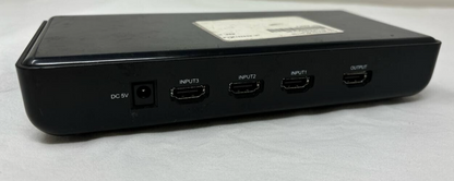 RCA DH3HSL HDMI 3 Port Switch Hub Switcher Box HD DVD Satellite PVR HDTV Black