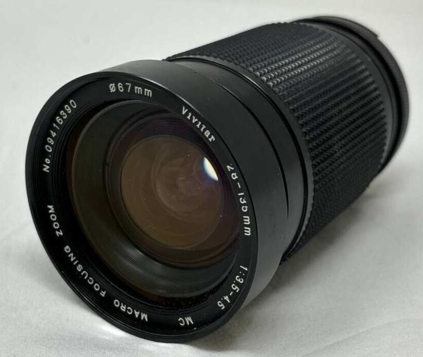 Vivitar Nikon AI-S Camera Lens 28-135mm F3.5-4.5 MC for SLR Mirrorless Camera