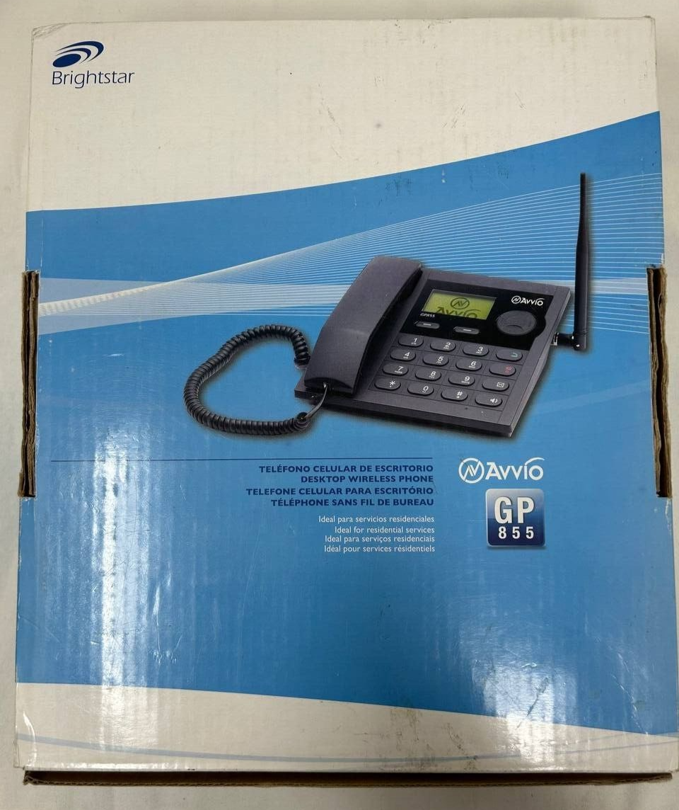 Brightstar Avvio GP855 GSM Desktop Wireless Business Telephone Handset Black