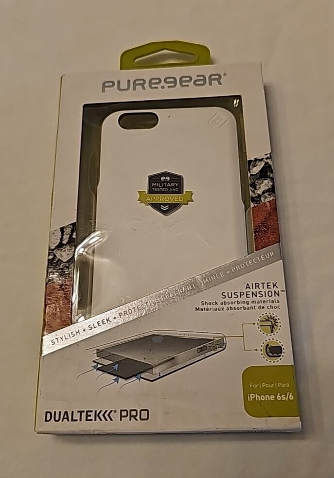 Puregear Dualtek Pro Protective Case for Apple iPhone 6 6s Back Cover White