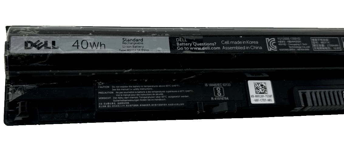 Dell Laptop battery replacement M5Y1K 40Wh 14.8V  2200mAh  For Dell Inspiron