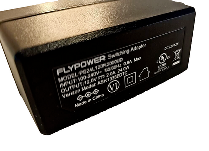 Flypower Switching Adapter Wall Charger for Verizon Gateway 12V 2A ASK1338EDTC