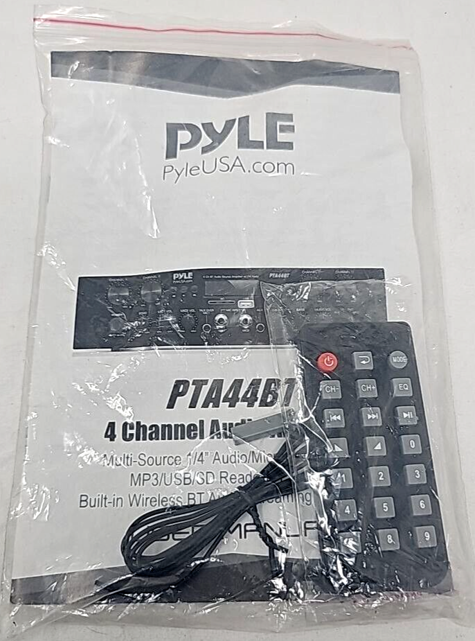 Pyle Bluetooth Remote Control for Home Audio Amplifier PTA44BT PDA7BU PPRE70BT