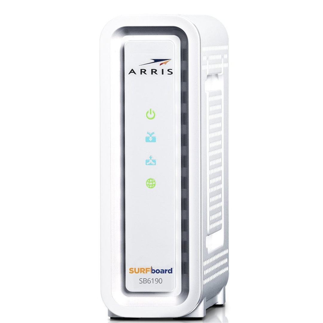 Arris SB6190 SURFboard Gigabit Cable Modem DOCSIS 3.0 Comcast Cox White OEM