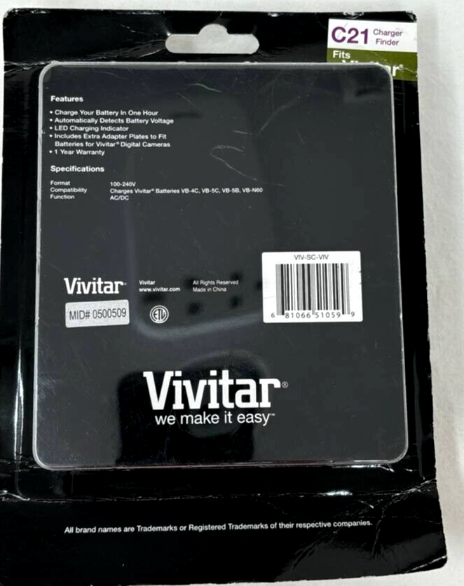 Vivitar Digital Camera Lithium-ion Battery Car Charger For Sony NPBG1 NPFG1