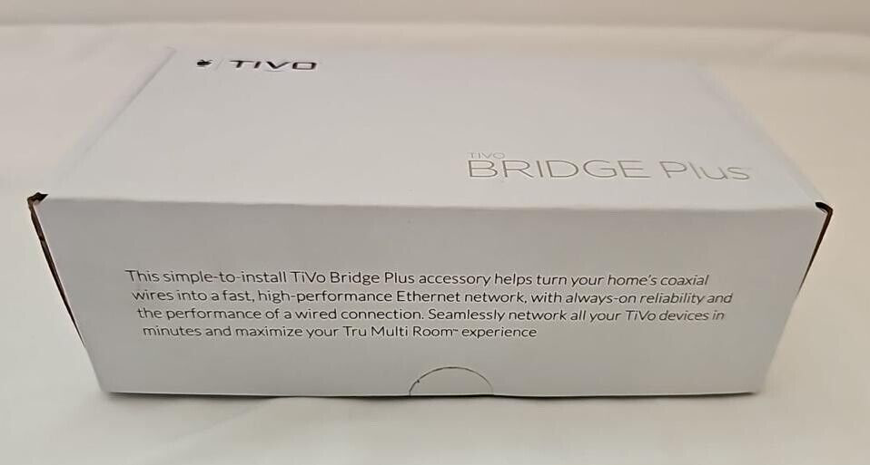 TiVo Bridge Plus MoCA  Gigabit Network Adapter Ethernet Over Coax ECB6200