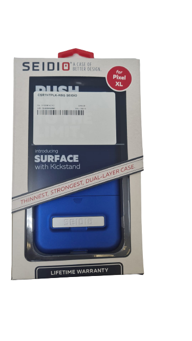 Hard Case For Google Pixel XL Seidio Surface Blue Phone Cover Kickstand Genuine