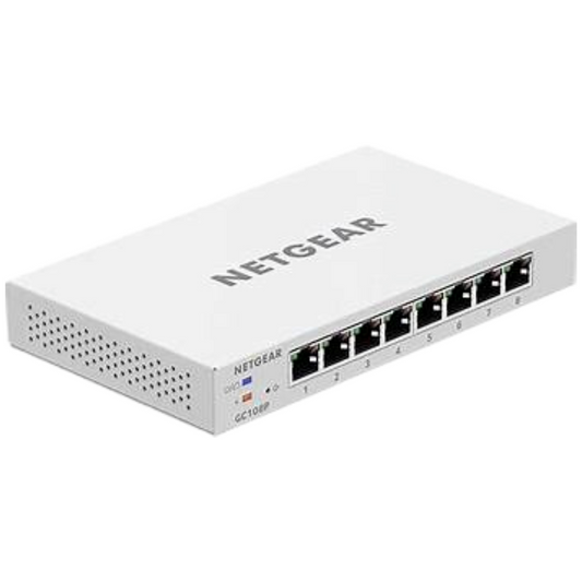 Netgear GC108P Gigabit Ethernet Switch 8 Port Managed Smart Cloud Wired OEM