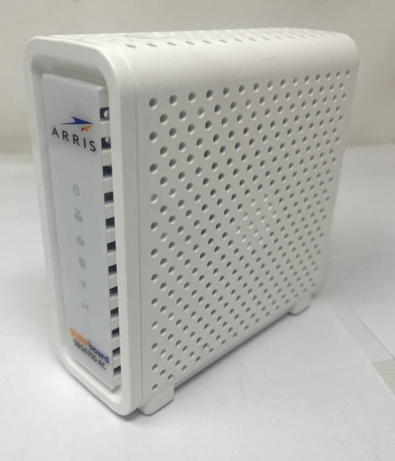 Arris SURFboard SBG6700AC Cable Modem WiFi AC1600 Router DOCSIS 3.0 White OEM