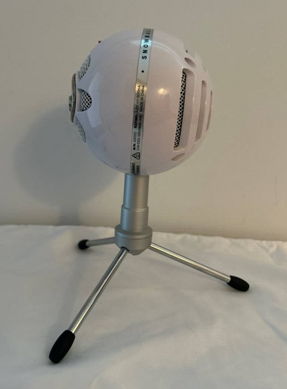 Blue Snowball iCE USB Microphone Condenser for Recording & Streaming White