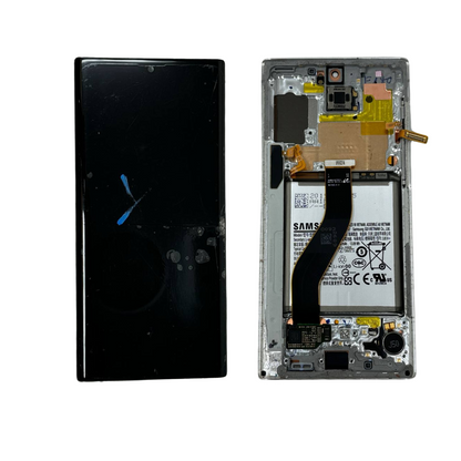 Frame Housing & Small Parts For Samsung Galaxy Note 10 Bad display Repair  READ