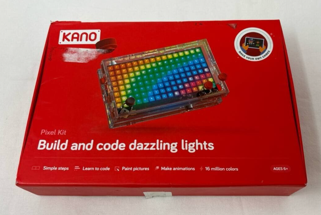 Kano 1003 Pixel Kit Learn Build Code Dazzling Lights Wireless Lightboard 128 LED