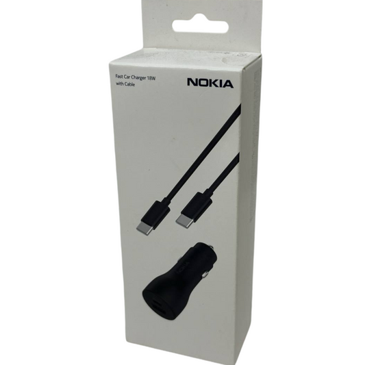 Nokia Car Fast Charger Charging USB USB-C Universal for Phones Earbuds Tablets