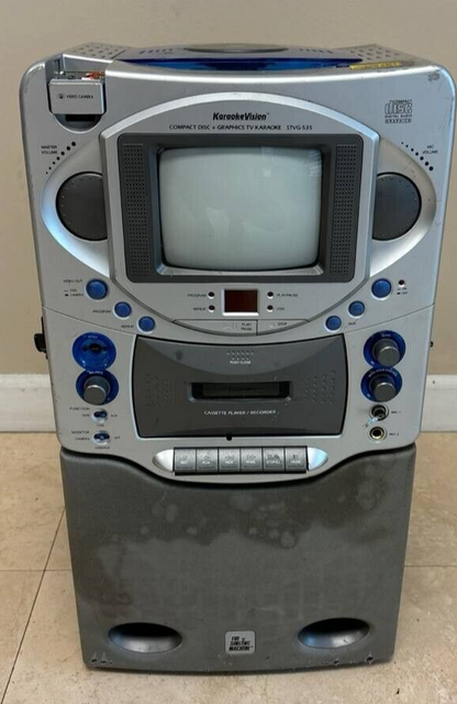 Singing Machine STVG-535 CD G Video Karaoke System 5.5 Monitor Device Only