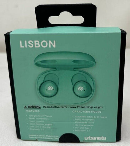 Urbanista Lisbon True Wireless Earbuds Bluetooth Small Earphones In Ear Portable