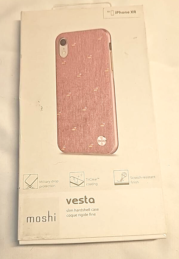 Moshi Vesta Protective Shockproof Slim Case for Apple iPhone XR 6.1" Cover Pink