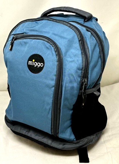 Miggo Style Midtown Genius Backpack Macbook Laptop 15 in Tablet 10 in Blue Stron