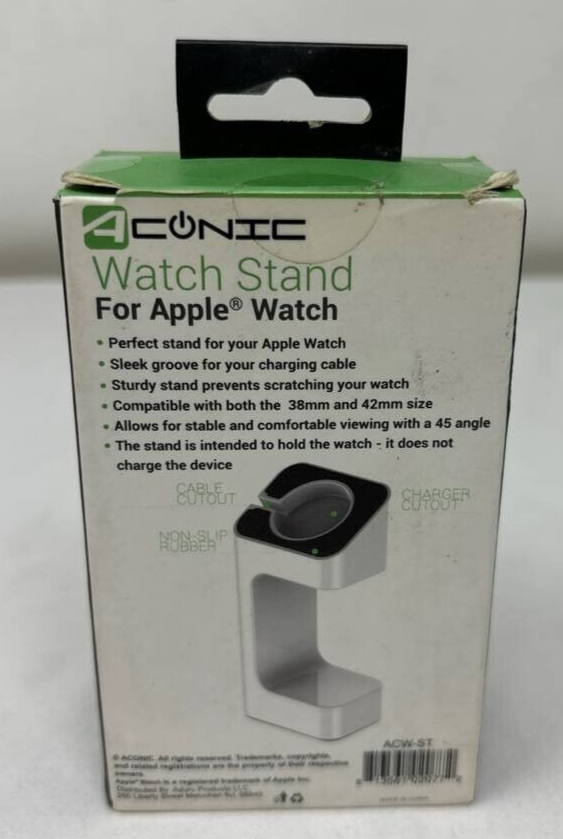 Conic ACW-ST Stand for Apple Watch Holder Only for 38mm and 42mm Size Sturdy