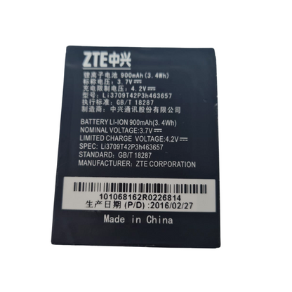 Battery  Li3709T42P3h463657 For ZTE Z221 F290 N281 900mAh 3.7V  Lithium Original