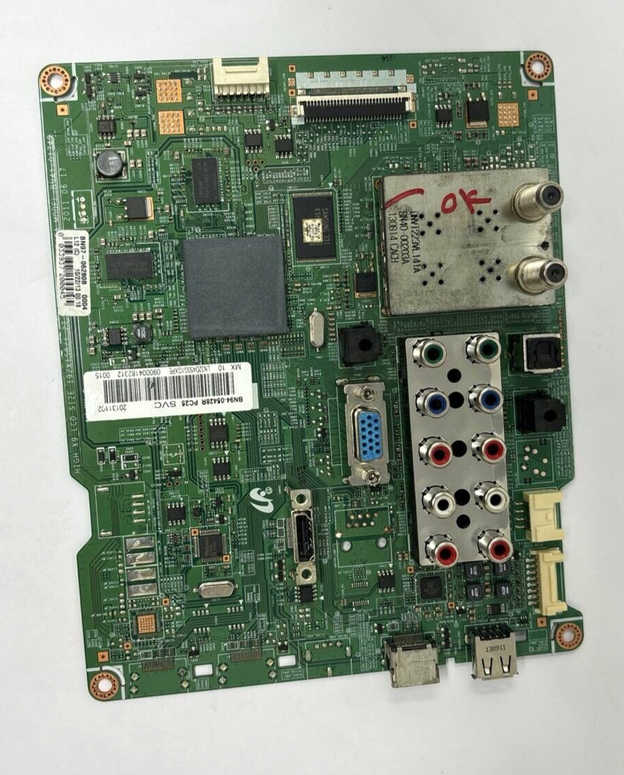 Samsung BN41-01749 Mother Board BN94-05428R BN97-06280 B0004 LN34D450G1GXPE TV