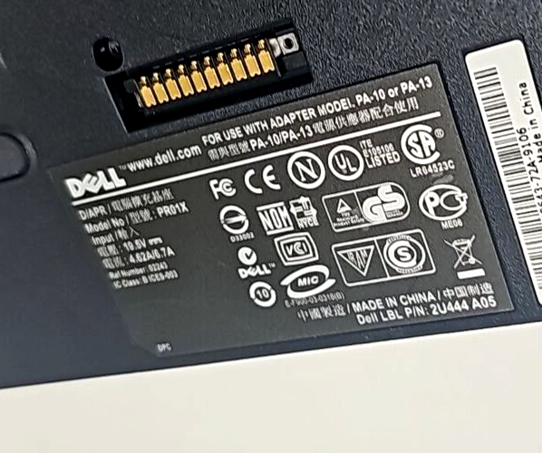 Dell PR01X Multiport Docking Station Replicator for Latitude D400 D610 D800