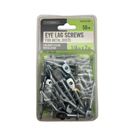 Everbilt Eye Lag Screws 14x2 Inch Stainless Steel  Drop Ceiling Hooks Pack of 50