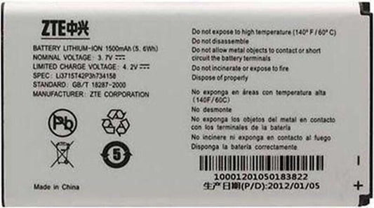 Battery Li3715T42P3h734158 Lithium-Ion 1500mAh For ZTE X500m X500 Score