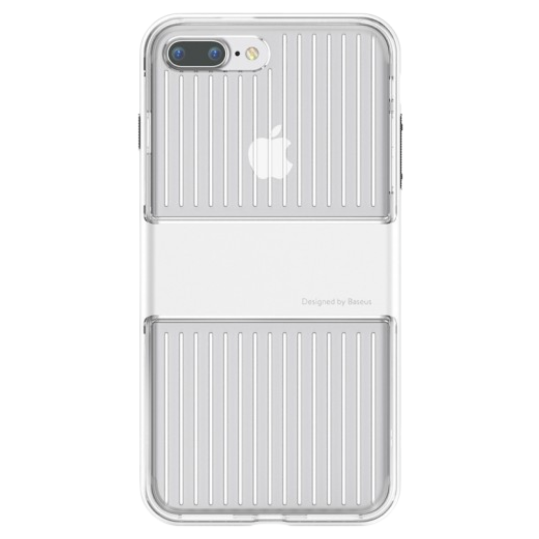 Baseus Fashion Case for iPhone 6 6S 7 8 Plus White Clear Impact Shockproof Cover