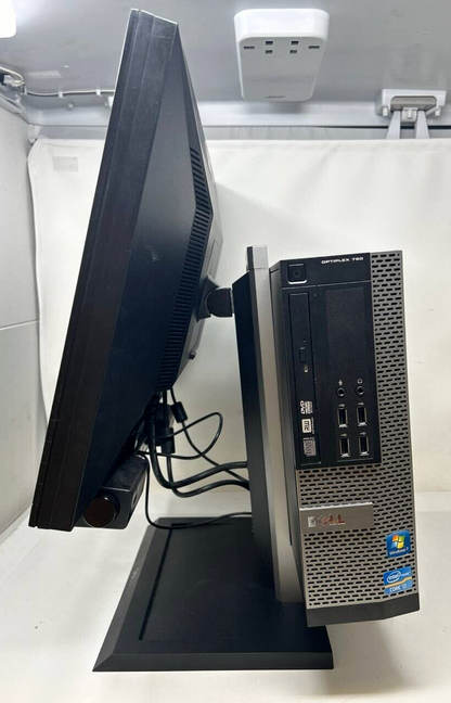 Dell OptiPlex 790 Intel Core i7 Desktop PC Computer with 14" Monitor Speaker