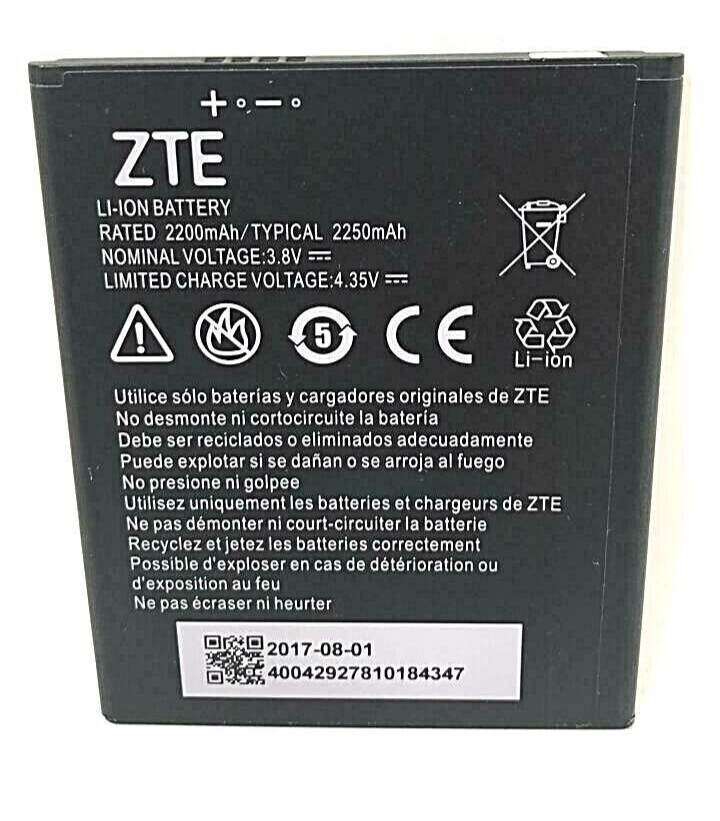 Li3822t43p4h736040 Battery For ZTE TEMPO X Go N9137 ZFIVE C Z558 Z559 Z839 T2