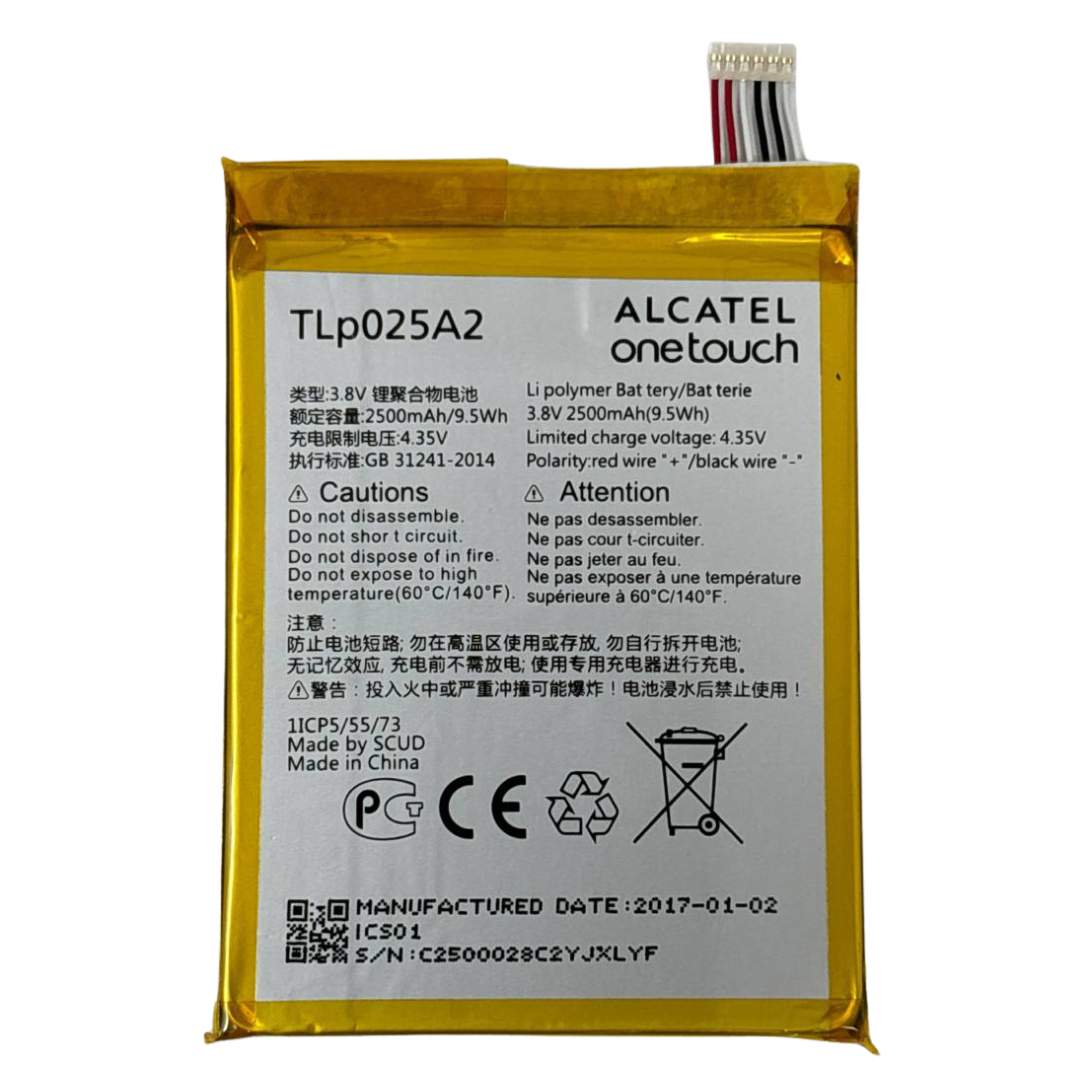 Battery TLP025A2 Original For Alcatel One Touch OT8008D HDOT8000 8000D