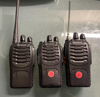 3 Lot Arcshell AR-5 Two Way Radio Rechargeable Walkie Talkie Replacement Parts