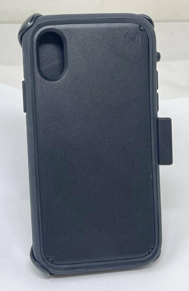 Speck Presidio Ultra Case for Apple iPhone X XS Black Clip Holster Kickstand