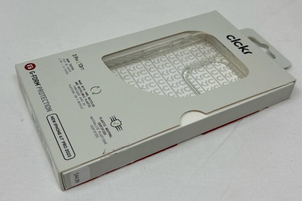 CLCKR Diamond Case G-Form for iPhone 15 Pro 6.1" Drop Shockproof Clear Cover