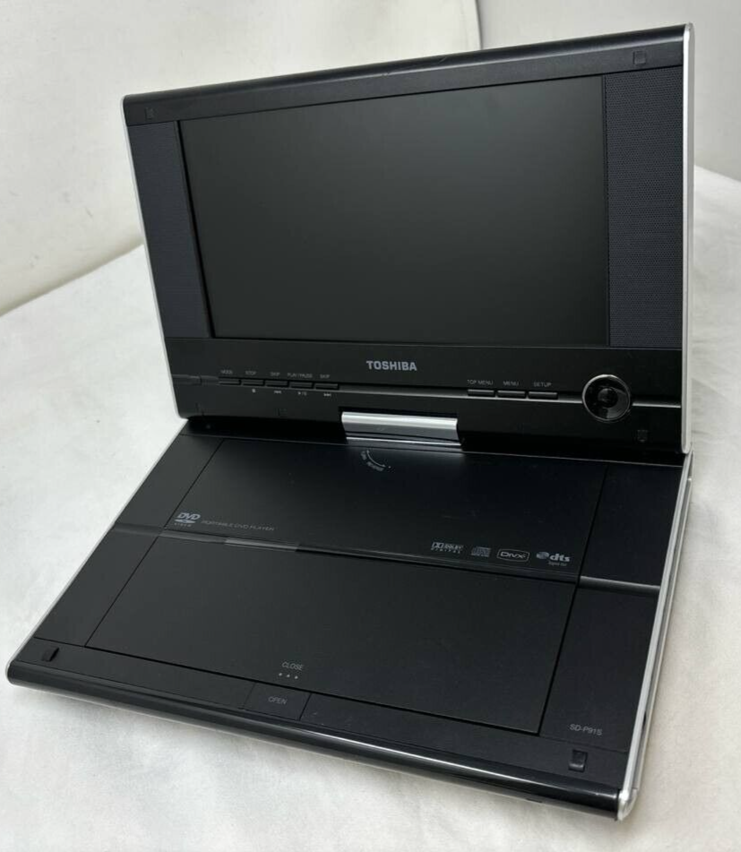 Toshiba SD-P91S Portable DVD Player DVD-R 9" LCD Flip Screen Movies Music READ