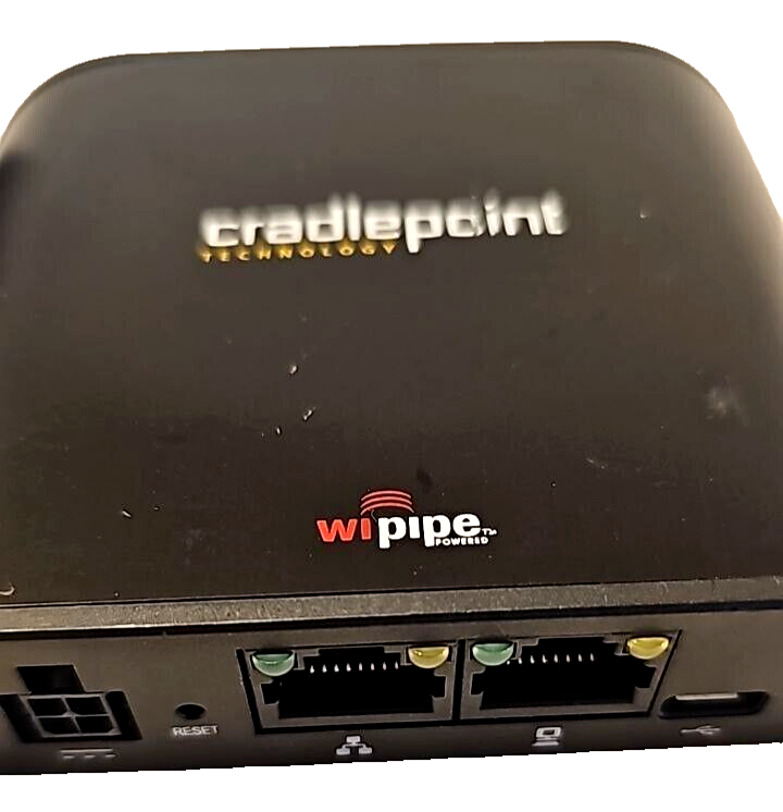 Cradlepoint Wireless Router WiFi Multi-Carrier Certified Fast Ethernet 5G HSPA