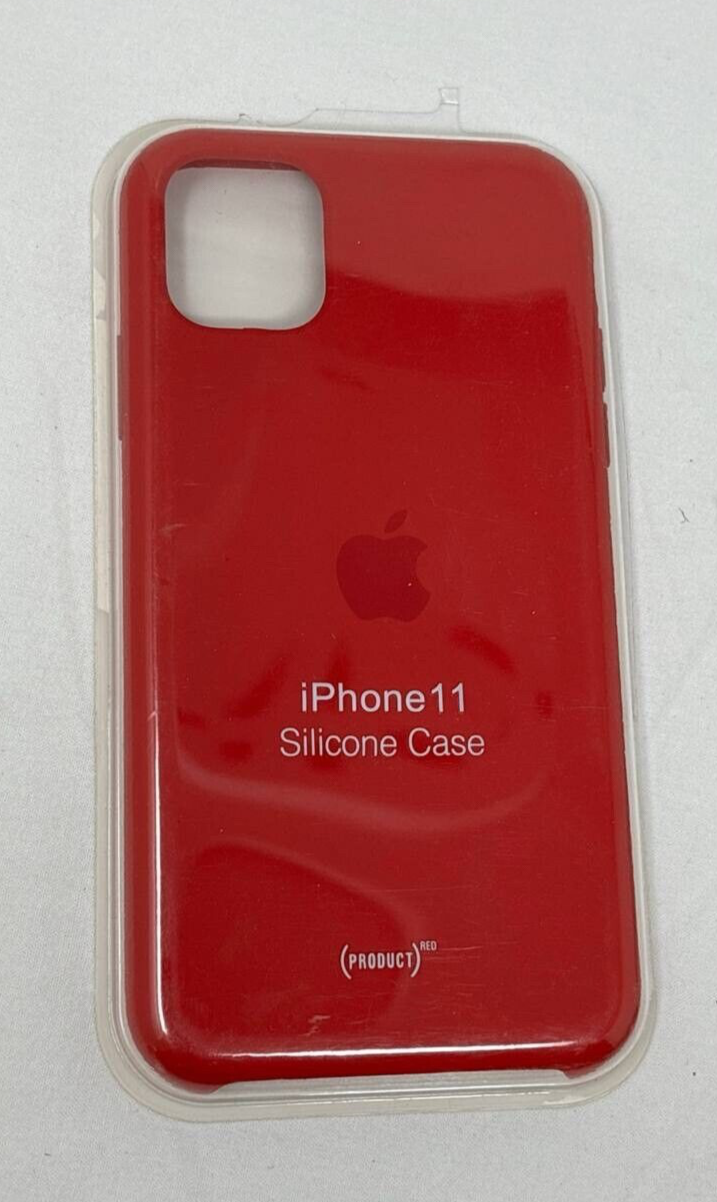 Red Silicone Case for Apple iPhone 11 XR Protective Back Cover MWY1RFE/A