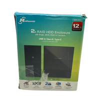 Mediasonic Hard Drive Enclosure USB 3.1 Gen 2 for 3.5 2.5" SATA HDD SSD External