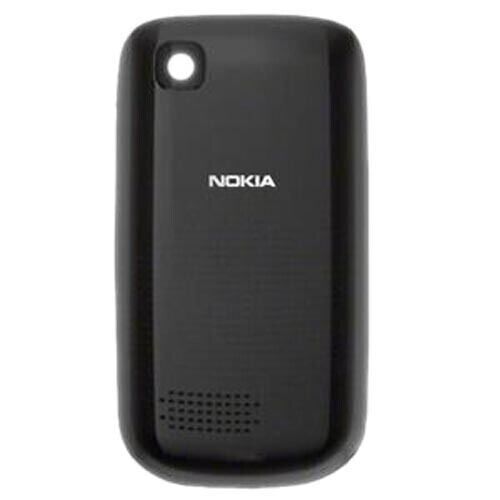 Back Door Black Standard Battery Cover Housing For Nokia Asha 200 201 Original