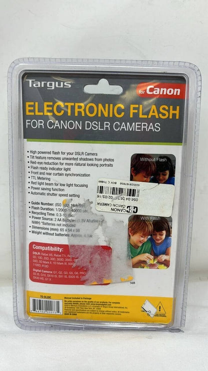 Targus TG-DL20C Electronic Flash For Canon DSLR Digital Cameras Rebel XS T1i T2i
