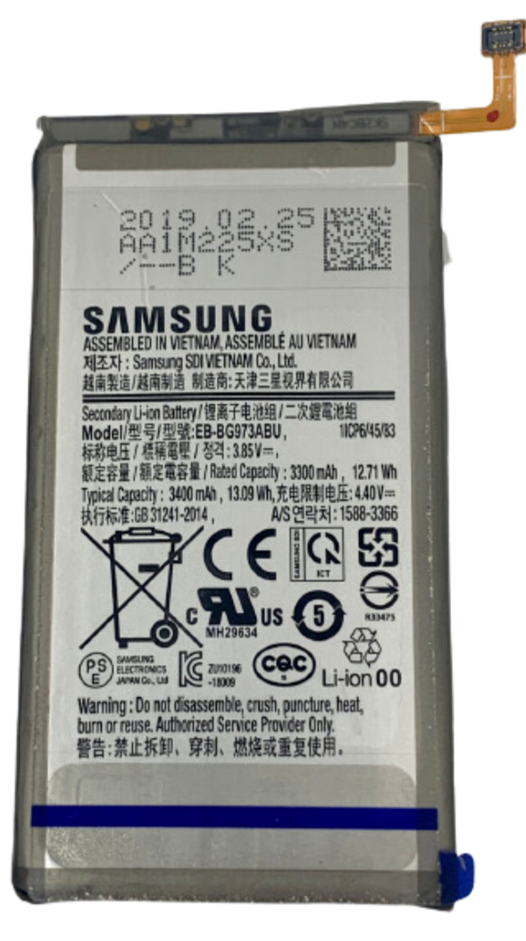 Battery EB-BG973ABU EB-BG973 Fits Samsung Galaxy S10 G973 SM-G9730 2900mAh OEM