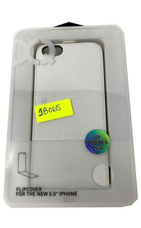Xqisit Flip Cover for Apple iPhone 6 6s Plus Protective Wallet Cover White