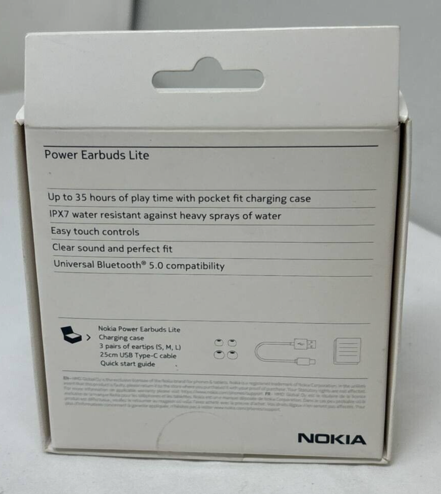 Nokia Power Earbuds Lite Wireless Headphones Bluetooth In Ear Mic Waterproof OEM